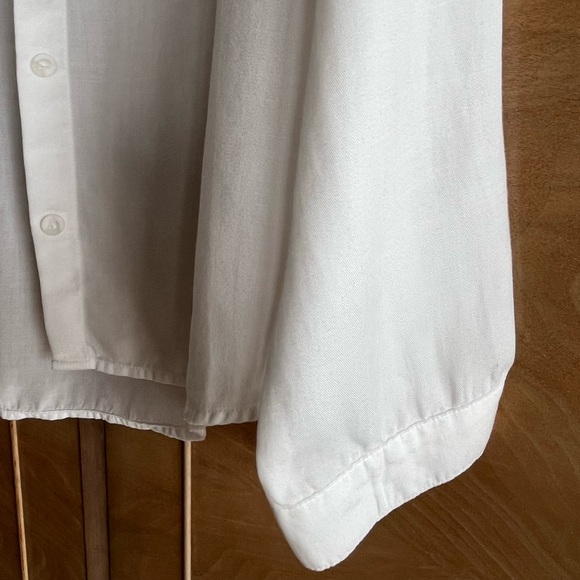 Cloth & Stone for Anthropologie NEW M white blouse - Picture 4 of 11
